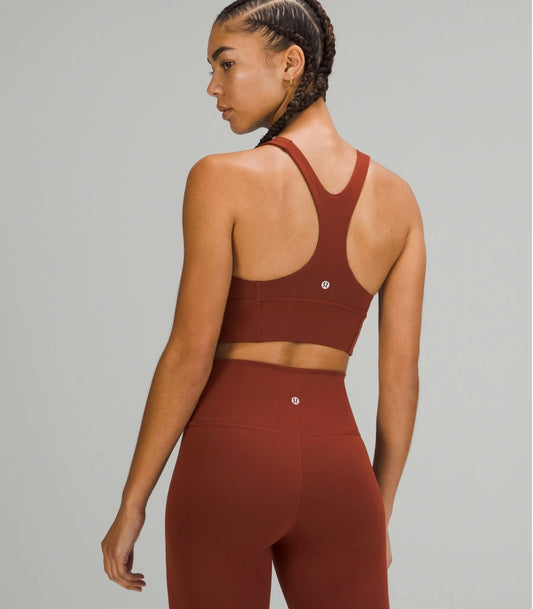 Lululemon Ebb to Train Bra NO padding Savannah Spice Sz 4