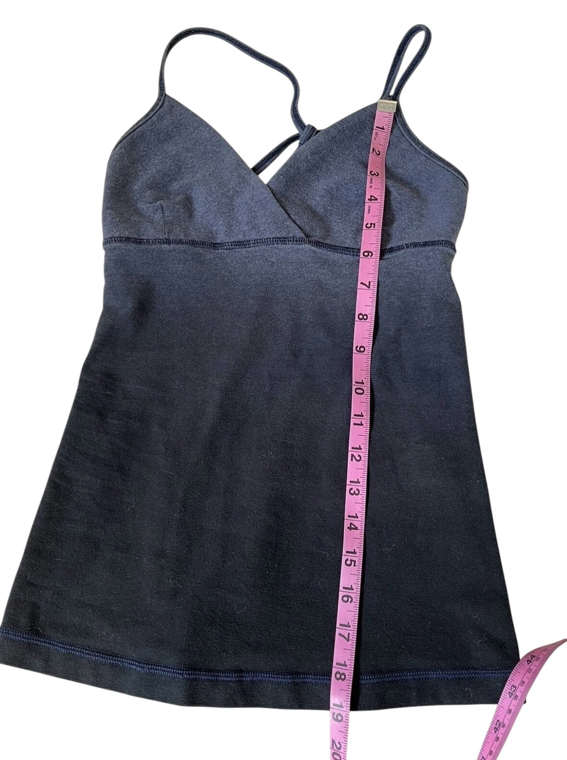 Lululemon Women's Dark Blue Ombre Athletic Tank Top Sz 8