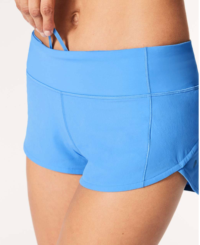 Lululemon Speed Up Short *2.5" Aero Blue Sz 8