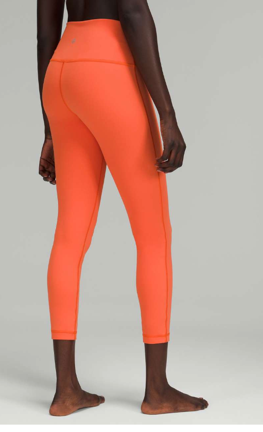Lululemon Wunder Under High-Rise Tight 25" Inseam Warm Coral Size 6 Brand New