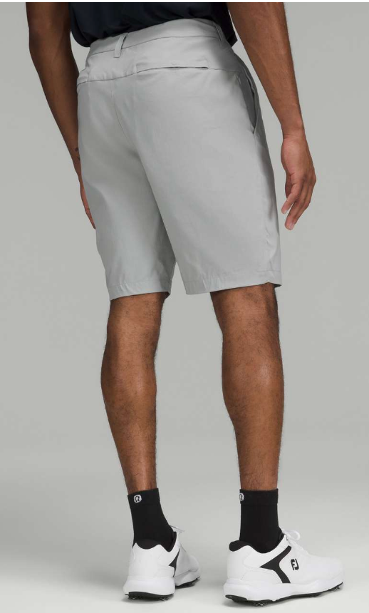 Lululemon Men's Commission Golf Short 10" Inseam Silver Drop Sz 32"