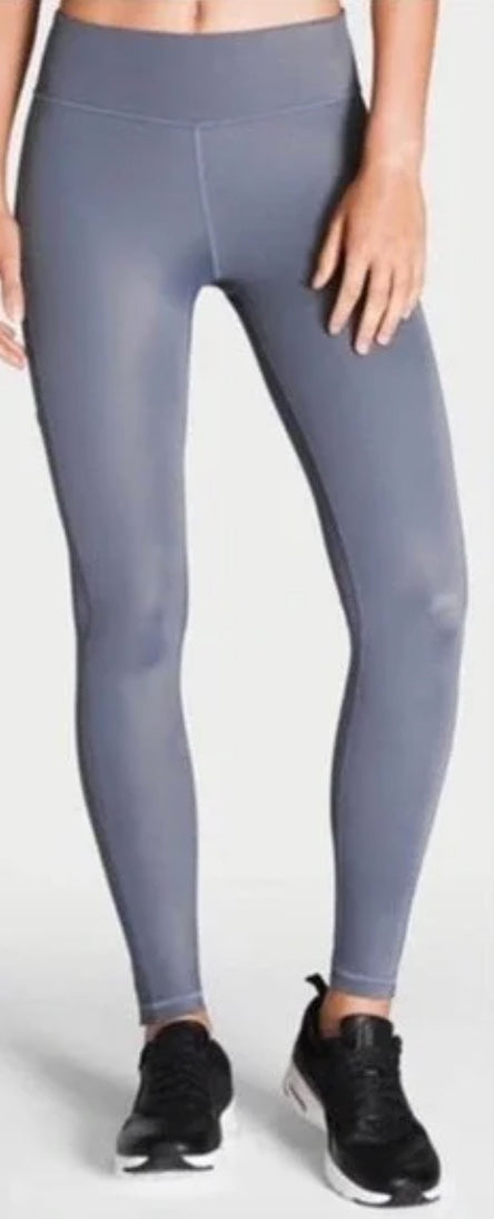 Victoria Secrete Sport Leggings 26” Inseam w/Zipper ankles Dark Grey Sz Small