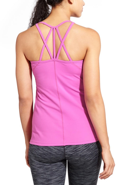 Athletica EMPOWERMENT 2 TANK Fuchsia Pink Sz L