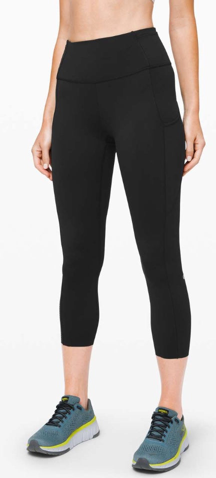 Lululemon Fast and Free High-Rise Crop II 23" Non-Reflective