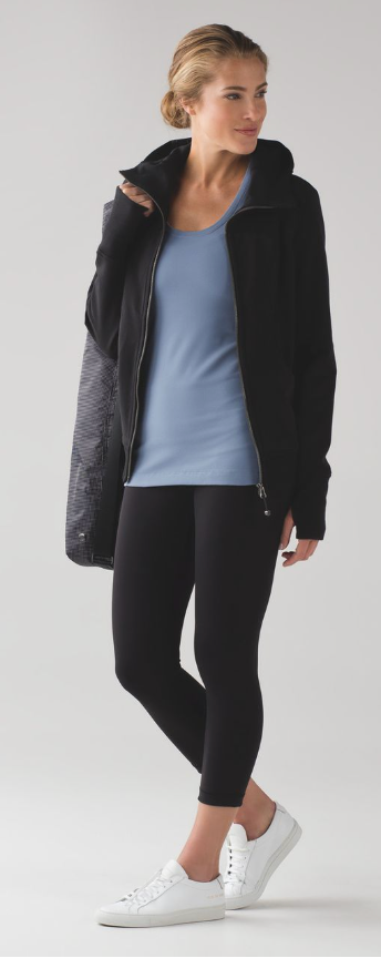Lululemon Cool Racerback II Blue Denim Sz 4 Brand New
