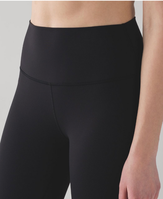 Lululemon Wunder Under Hi-Rise Tight Full-On Luon 28"Inseam Black Sz 4