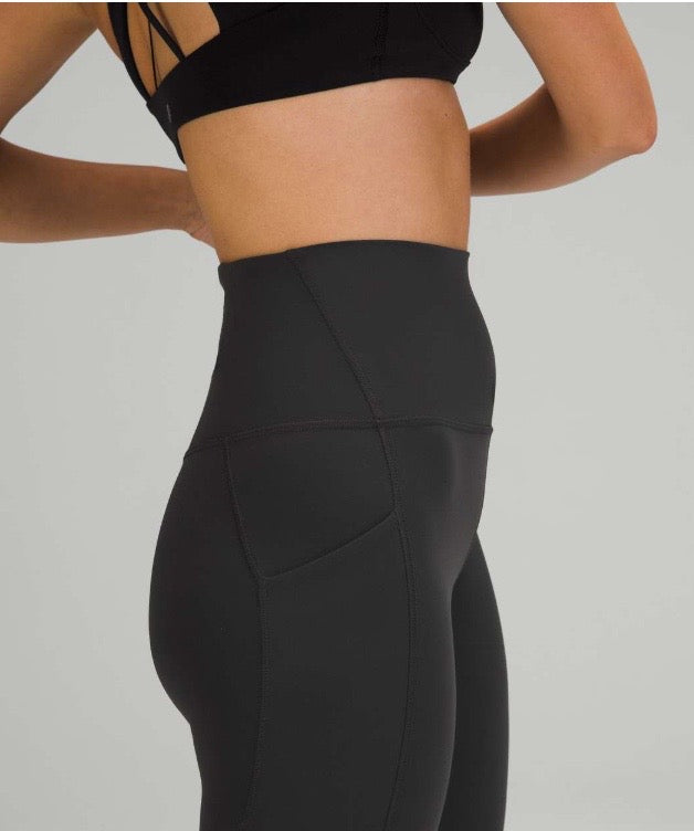 Lululemon Align HR Leggings w/Pockets 25” Inseam Graphite Grey Sz 4 Brand New With Tags