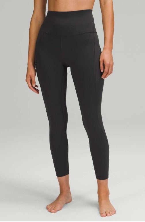 Lululemon Align HR Leggings w/Pockets 25” Inseam Graphite Grey Sz 4 Brand New With Tags