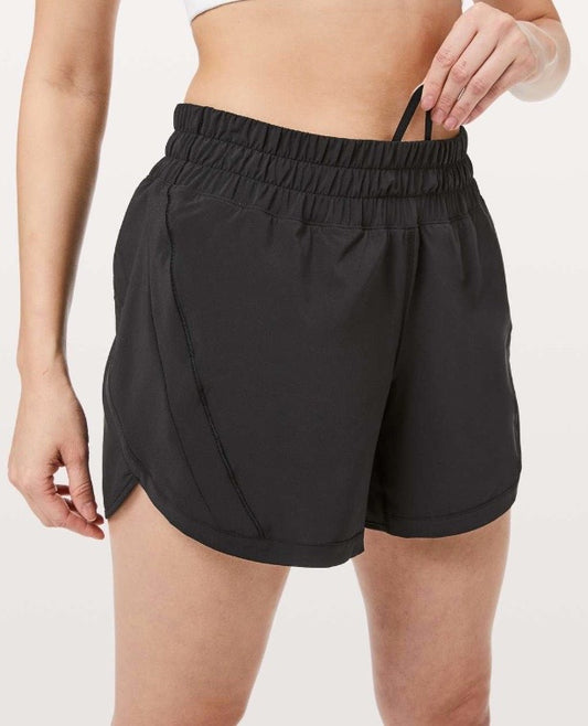 Lululemon Track That Short 5” Inseam Black Sz 4 Brand New With Out Tags