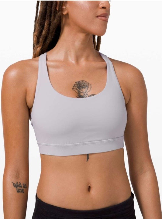Lululemon Energy Bra Chrome Sz 4