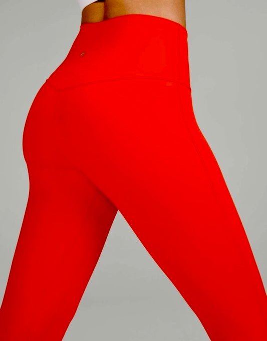 Lululemon Align Leggings 25” Inseam Solar Orange Sz 6 Brand New