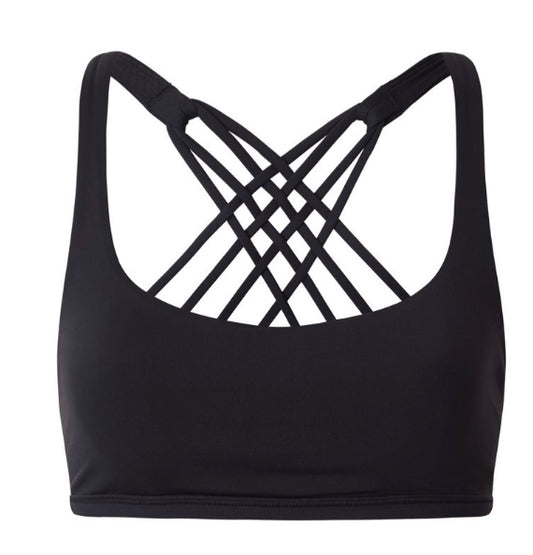 Lululemon Free to be Wild Sports Bra Black Sz 4 says 6 but small