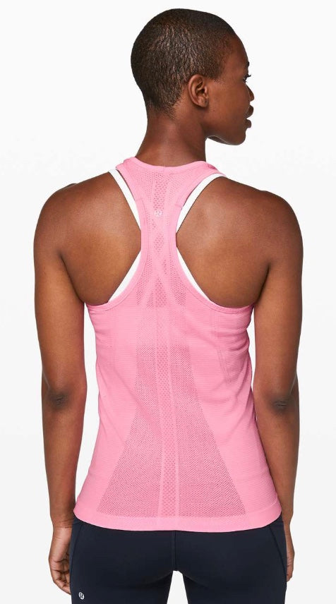 Lululemon Swiftly Tech Racerback Swiftly Tech Racerback Pink Shell Sz 10 Brand New
