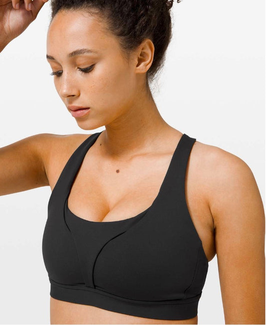 Lululemon Stash It All Bra Black Sz 12 C/D