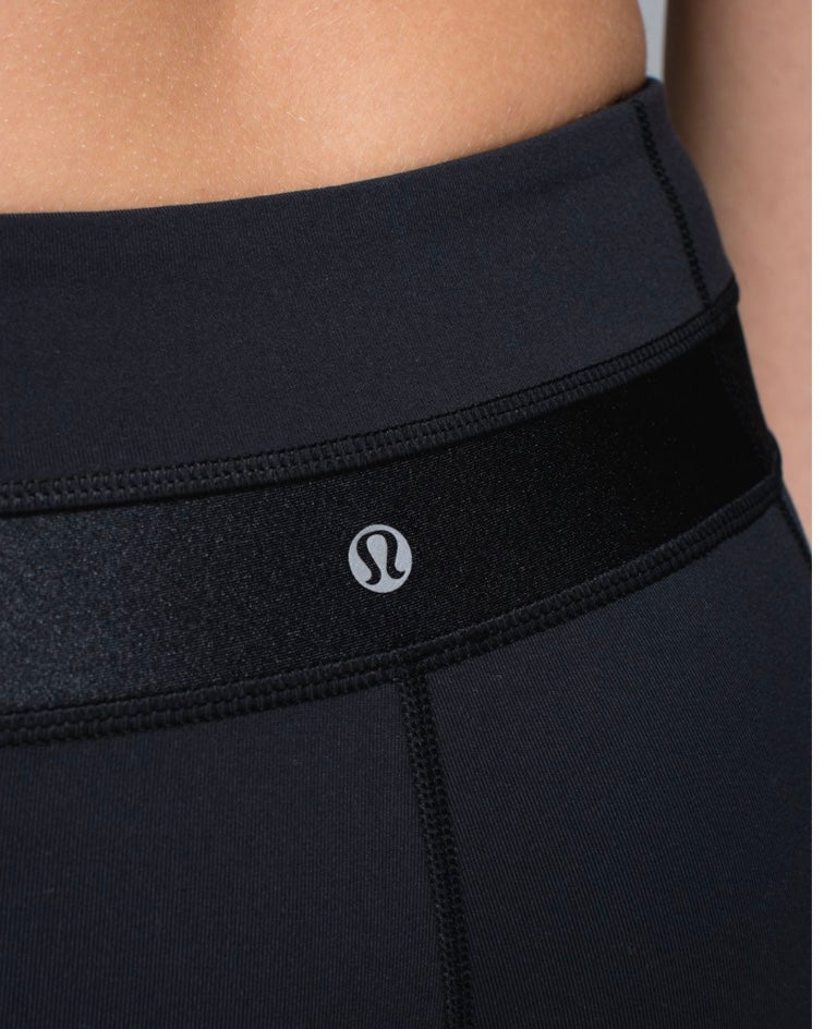 Lululemon Skinny Groove Pant *Full On Luon Black 33" Inseam Sz 4