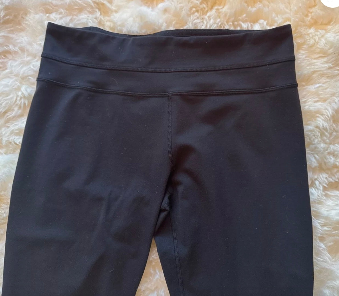 Lululemon Skinny Groove Pant *Full On Luon Black 33" Inseam Sz 4