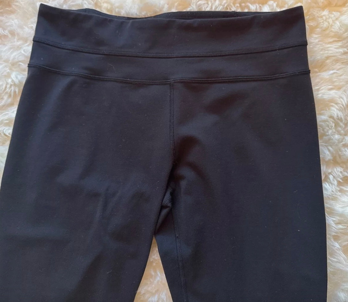 Lululemon Skinny Groove Pant *Full On Luon Black 33" Inseam Sz 4 Brand New