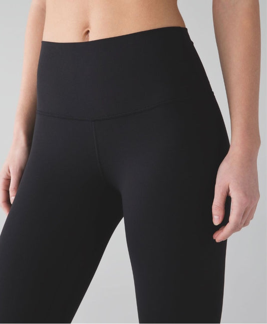Lululemon Align HR Crop 19” Inseam Black Sz 6