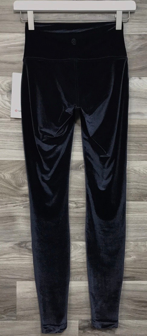 Lululemon Wunder Lounge HR Tight 28" Velvet Black Sz 6 Brand New