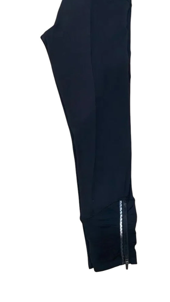 Lululemon Wunder Under Ruching 7/8 25" Inseam Black Sz 8