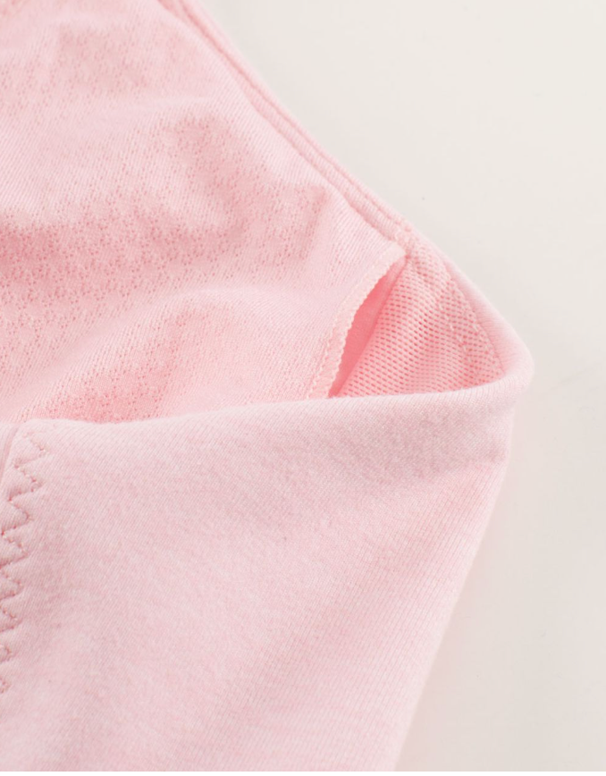 Lululemon Cross My Heart Tank Heathered Pig Pink Sz 10