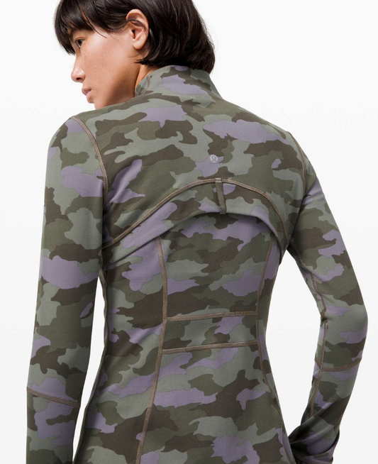 Lululemon Define Jacket Heritage 365 Camo Dusky Lavender Multi Sz 10
