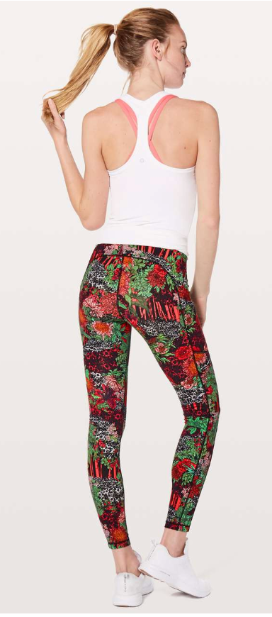 Lululemon Speed Up Tight Full-On Luxtreme 28" Inseam Zen Garden Multi Sz 6 Brand New