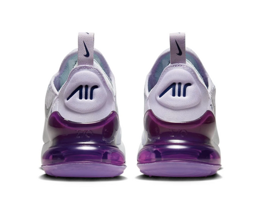 Nike Air Max 270 Women's Pure Platinum Violet Frost Women's Sz 7.5 or Youth 6.0 Brand New