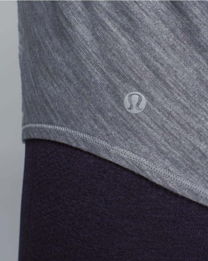 Lululemon Wild Tank Heathered Slate/Dream Rose Deep Coal Black Sz 12 Brand New