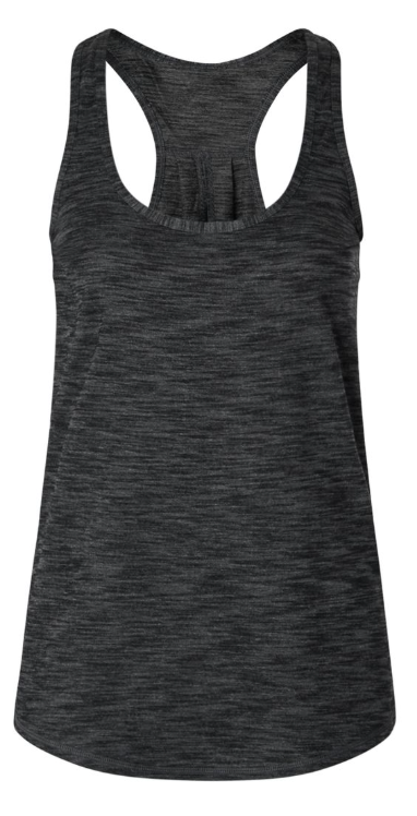 Lululemon Salute the Sun Singlet II Heathered Black Sz 10