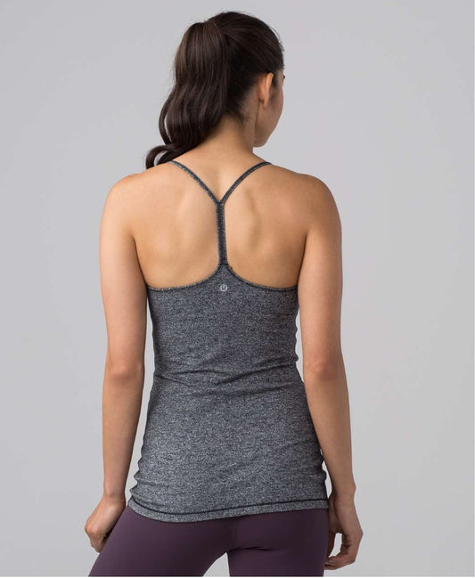 Lululemon Power Pose Tank Heathered Black