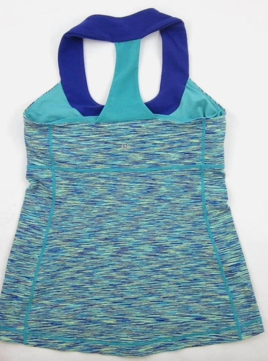 Lululemon Scoop Neck Tank RARE Wee Are From Space Bali Breeze Royalty Lemon Sorbet Sz 8