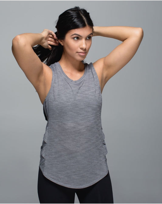 Lululemon VarCity Muscle Tank Heathered Slate
