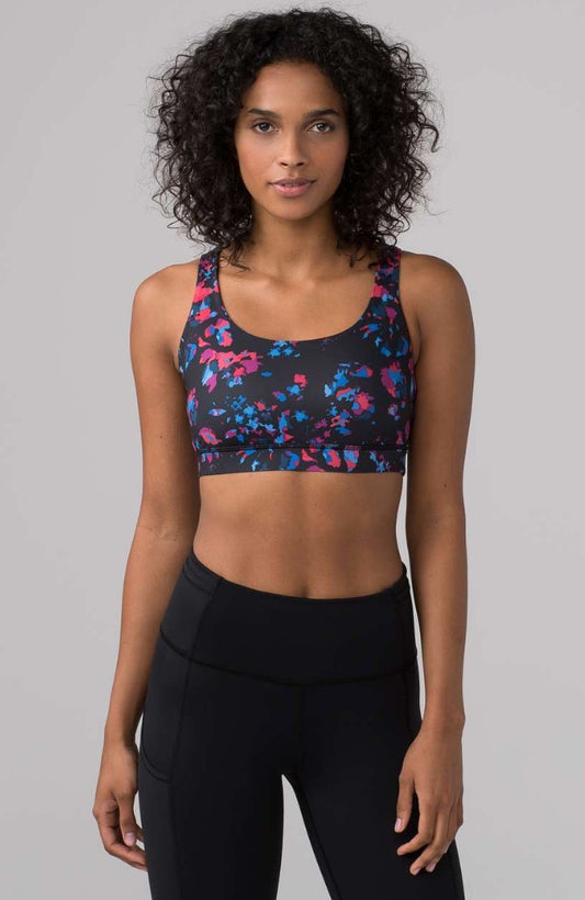 Lululemon Energy Bra Dandy Digie Multi Sz 6