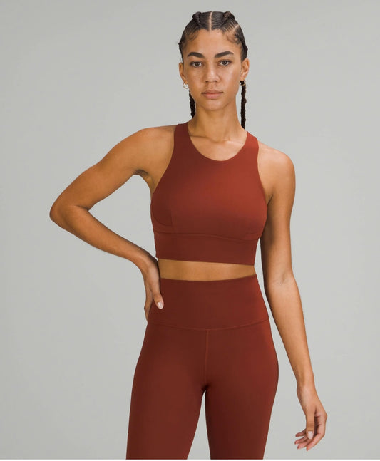 Lululemon Ebb to Train Bra NO padding Savannah Spice NWOT