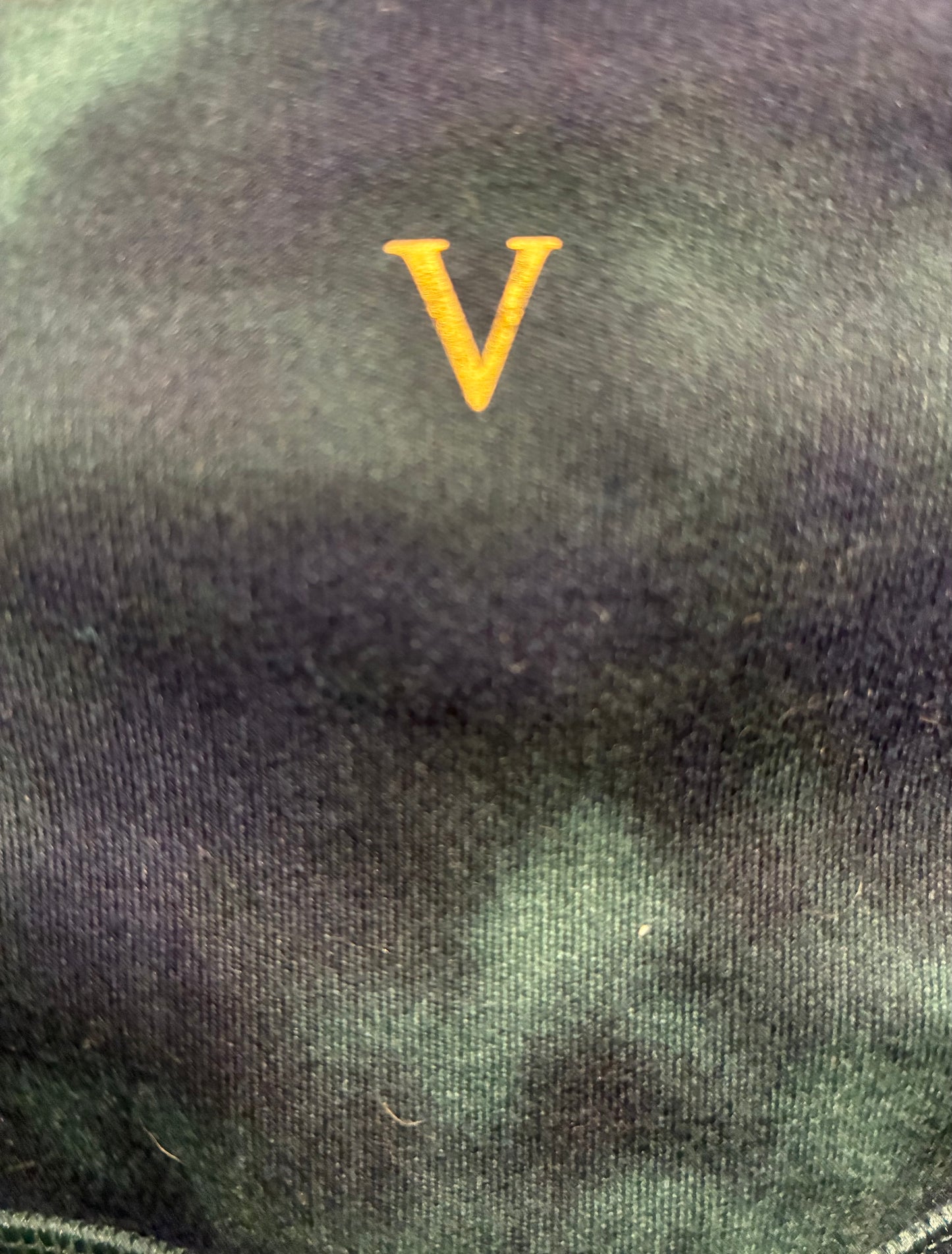 Victoria's Secret High Rise Flow on Point Legging Yoga pants Tie Dye Green & Navy Blue Sz Small Brand New