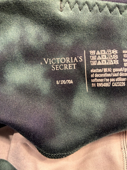 Victoria's Secret High Rise Flow on Point Legging Yoga pants Tie Dye Green & Navy Blue Sz Small Brand New