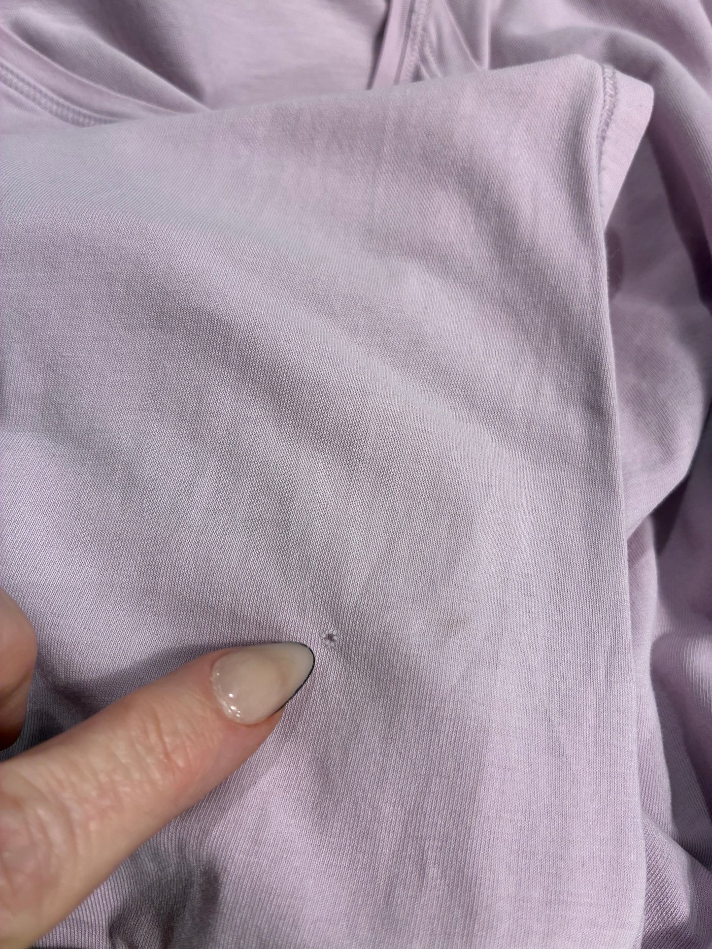 Lululemon Knot A Problem Tee Rose Quartz Sz 12