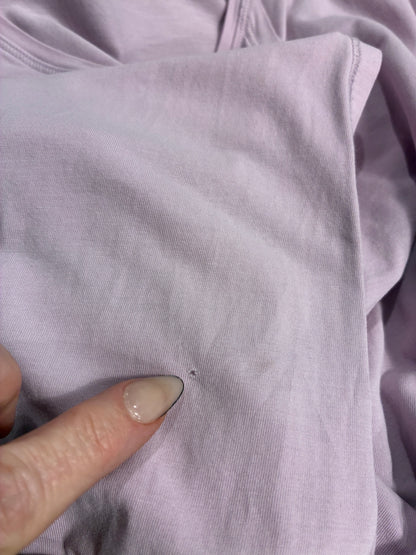 Lululemon Knot A Problem Tee Rose Quartz Sz 12