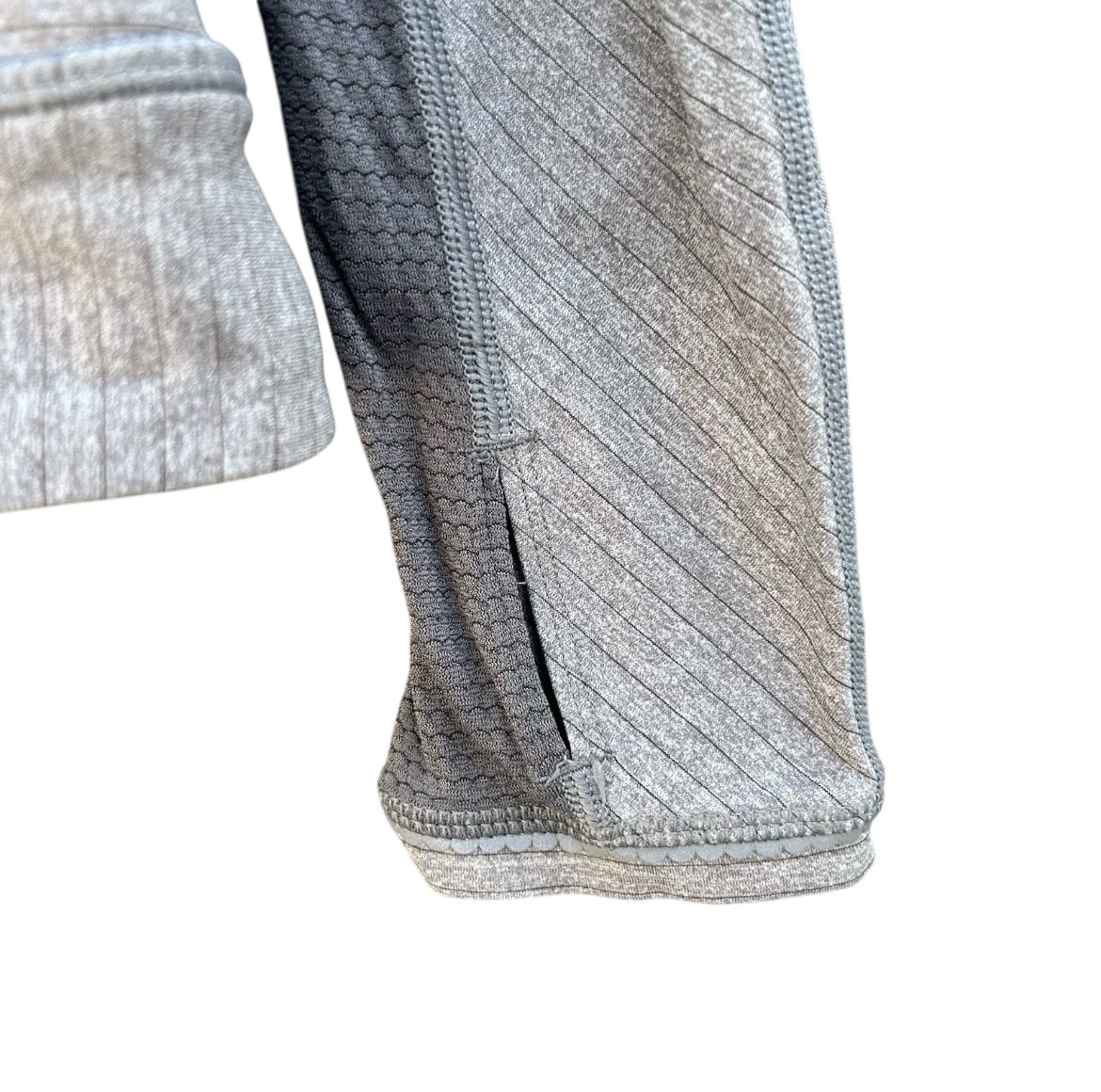 Lululemon Run For Gold Long Sleeve Heathered Slate Sz 2