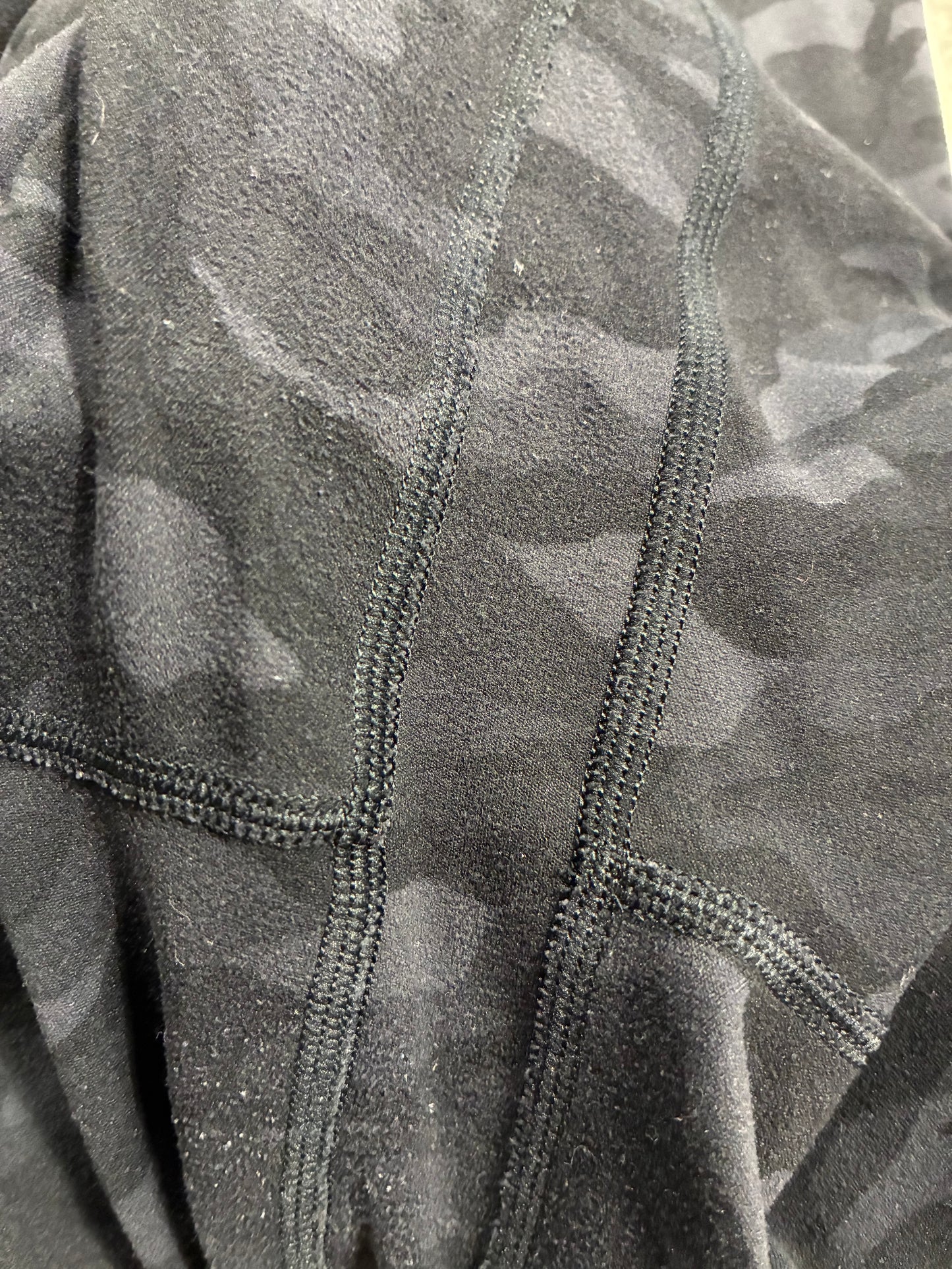 Lululemon Align Pant* Full Length 28" Inseam Sequoia Camo Print Deep Coal Black Sz 10