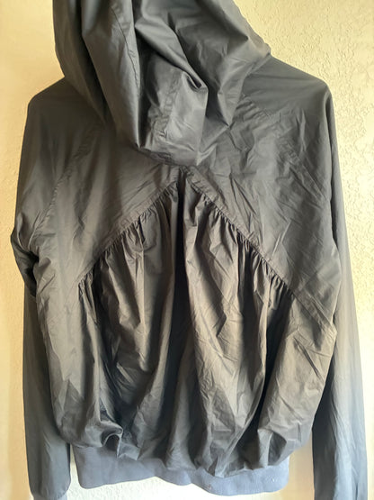 LULULEMON Women's Swell Reversible Hooded‎ Jacket RARE Graphite Grey/Hawaiian Blue Sz 10