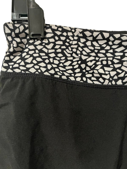 Lululemon Speed Short 2.5" Inseam Black/ Miss Mosaic Black Sz 6