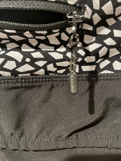 Lululemon Speed Short 2.5" Inseam Black/ Miss Mosaic Black Sz 6