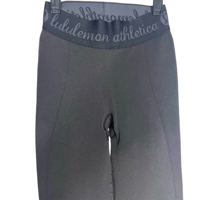Lululemon Inner Essence Seamless Leggings 25" Inseam Black Sz 2/4 S RARE