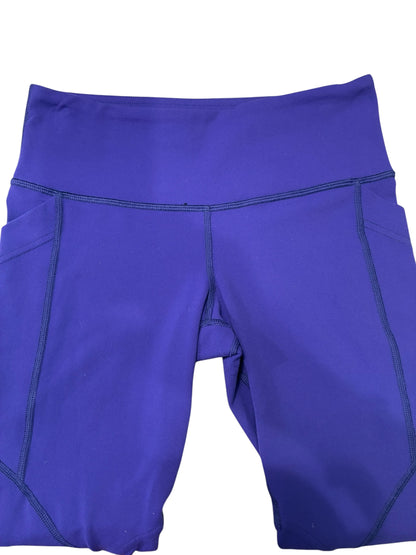 Lululemon VINTAGE Collectors Piece Polocrosse Crop 19" Inseam  Bruised Berry Sz 4