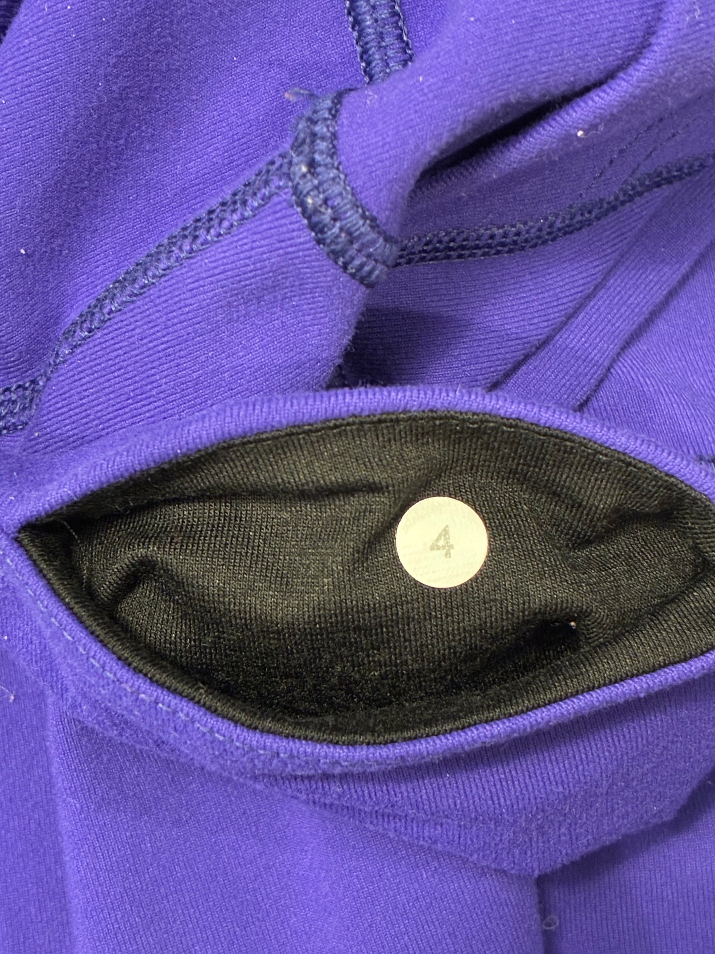 Lululemon VINTAGE Collectors Piece Polocrosse Crop 19" Inseam  Bruised Berry Sz 4
