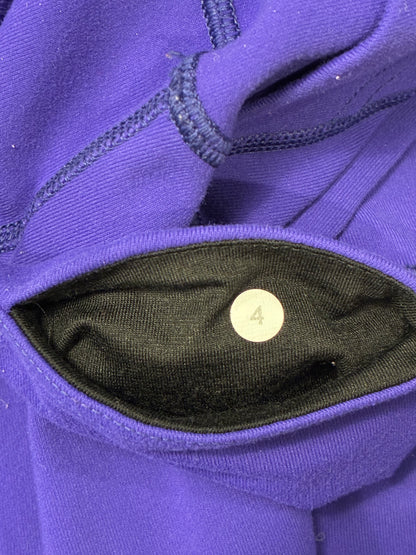 Lululemon VINTAGE Collectors Piece Polocrosse Crop 19" Inseam  Bruised Berry Sz 4