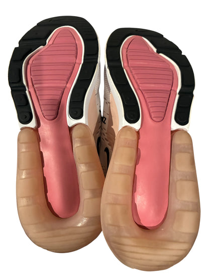 Nike Air Max 270 Women's Athletic Shoes Soft Pink/Black Women's Sz 7 or Youth Sz 5.5