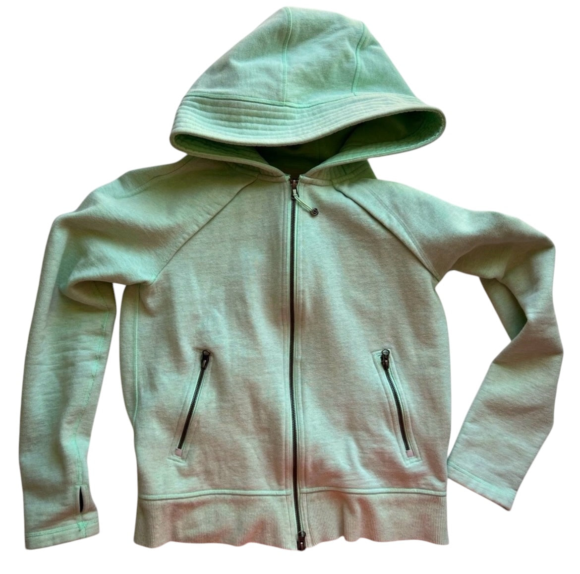 Lululemon Full Zip Hoodie RARE Toothpaste/Toothpaste Sz 6 Brand New Condition